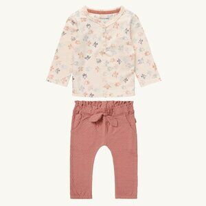NWT - Organic baby girl set, birds
